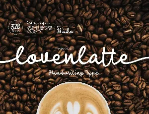 Loven Latte font