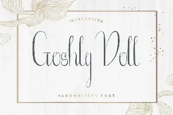 Goshty Doll Demo font