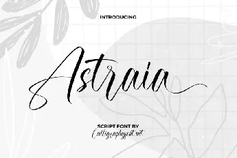 Astraia font