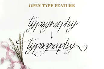 Long Knive Calligraphy font