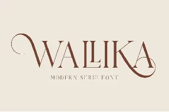 Wallika font