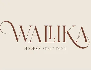 Wallika font