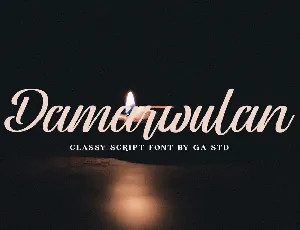 Damarwulan font