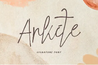 Arkite font