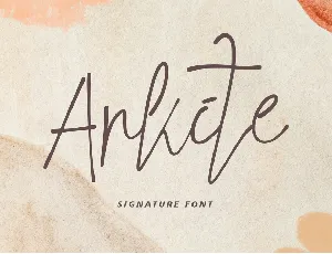 Arkite font