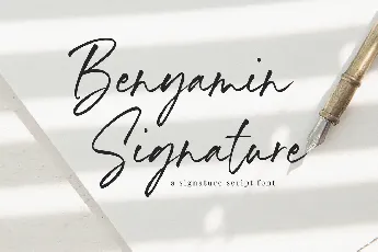 Benyamin Signature font