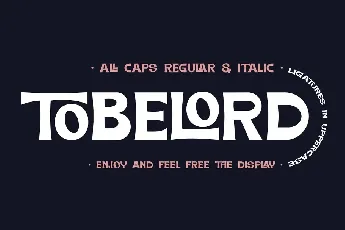 Tobelord font