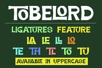 Tobelord font