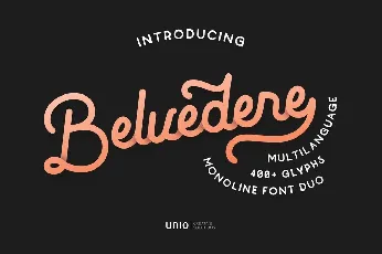 Belvedere Duo font