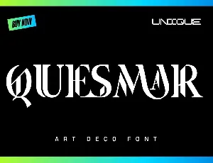 Quesmar font