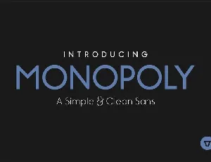 Monopoly Sans Free font