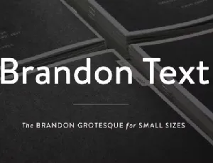 Brandon Text Family font