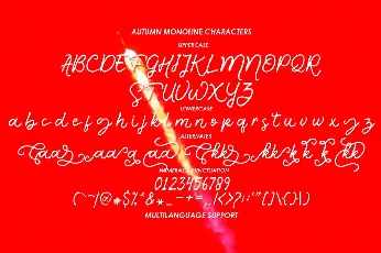 Autumn Monoline font