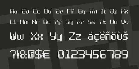 Computer Pixel-7 font