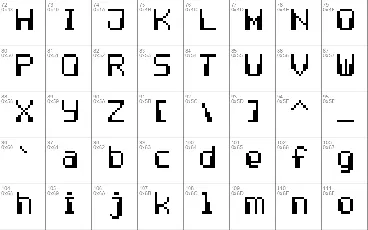 Computer Pixel-7 font