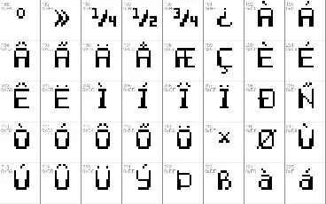 Computer Pixel-7 font