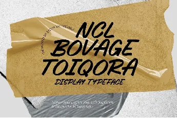 NCL Bovage Toiqora font