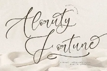 Aloruty Fortune font