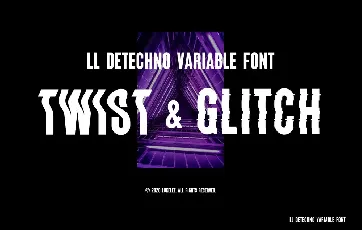 LL Detechno Family font