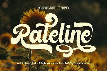 Rateline font