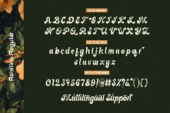 Rateline font