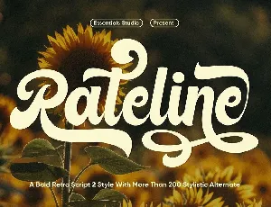 Rateline font