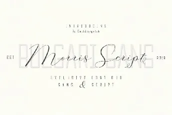 Morris Script Duo font