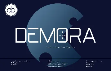 DEMORA font