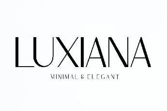 Luxiana font