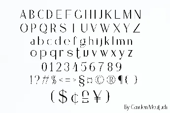 Luxiana font