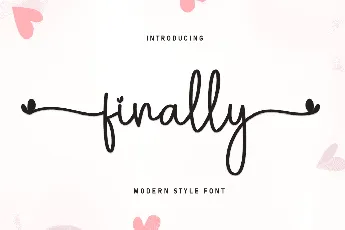 Finally font