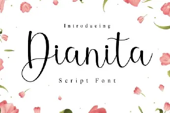 Dianita Script font