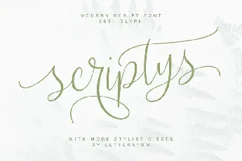 Scriptys font