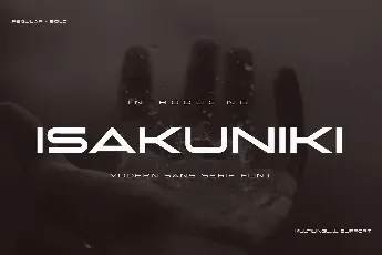 Isakuniki font