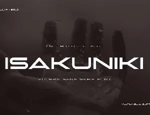 Isakuniki font