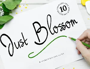 Just Blossom font