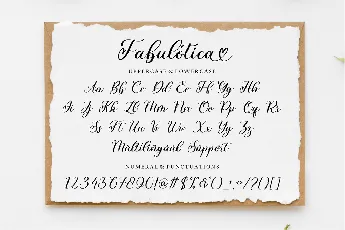 Fabulotica font