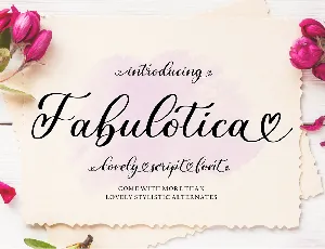 Fabulotica font