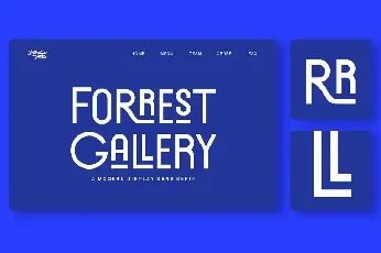 Forrest Gallery DEMO font