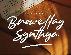 Browellay Synthya font