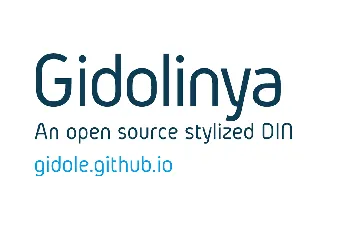 Gidolinya font