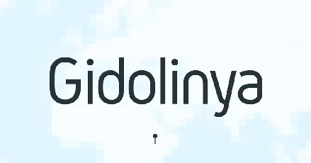 Gidolinya font