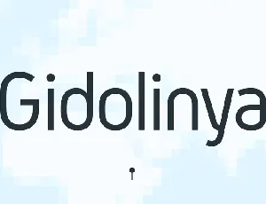 Gidolinya font