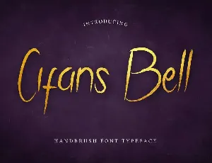 Cifans Bell Demo font