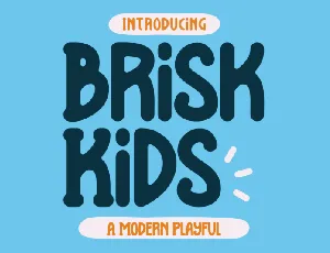 Brisk Kids font