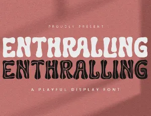 Enthralling font