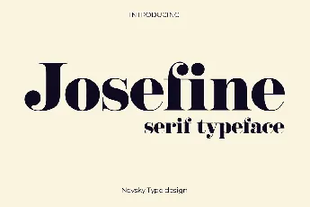 NT Josefine Typeface font