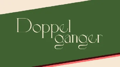 Doppelganger font