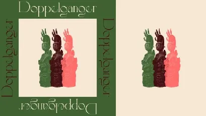 Doppelganger font