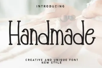 Handmade Display Typeface font